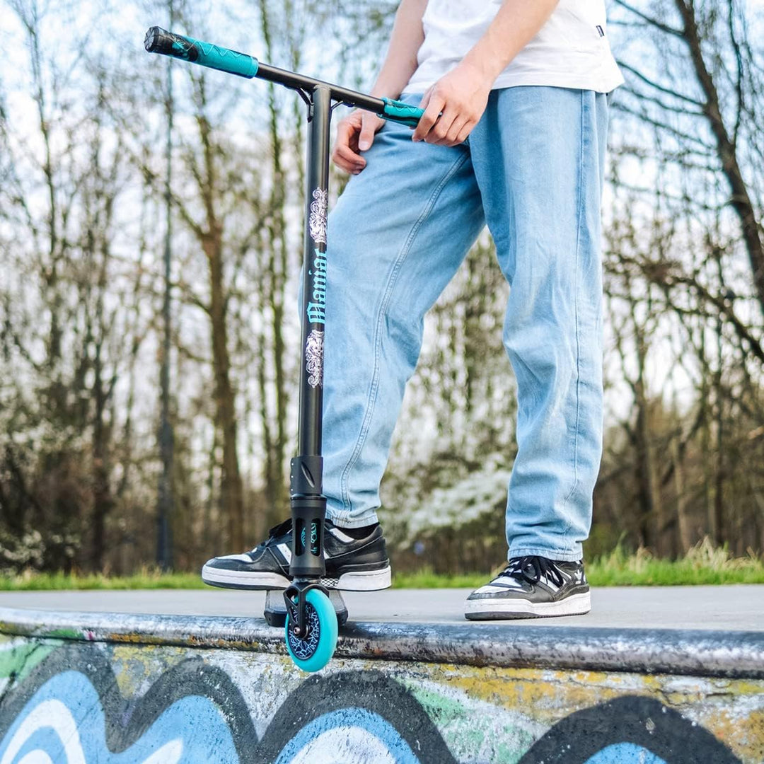 Movino Maniac Stunt Scooter Roller Professioneller Freestyle Roller IHC-Kompressionssystem Street-De