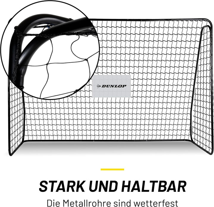 Dunlop Fussballtor - Fussballtor Gross - Fussball Tor - Fussballtore für Garten Kinder und Erwachsen