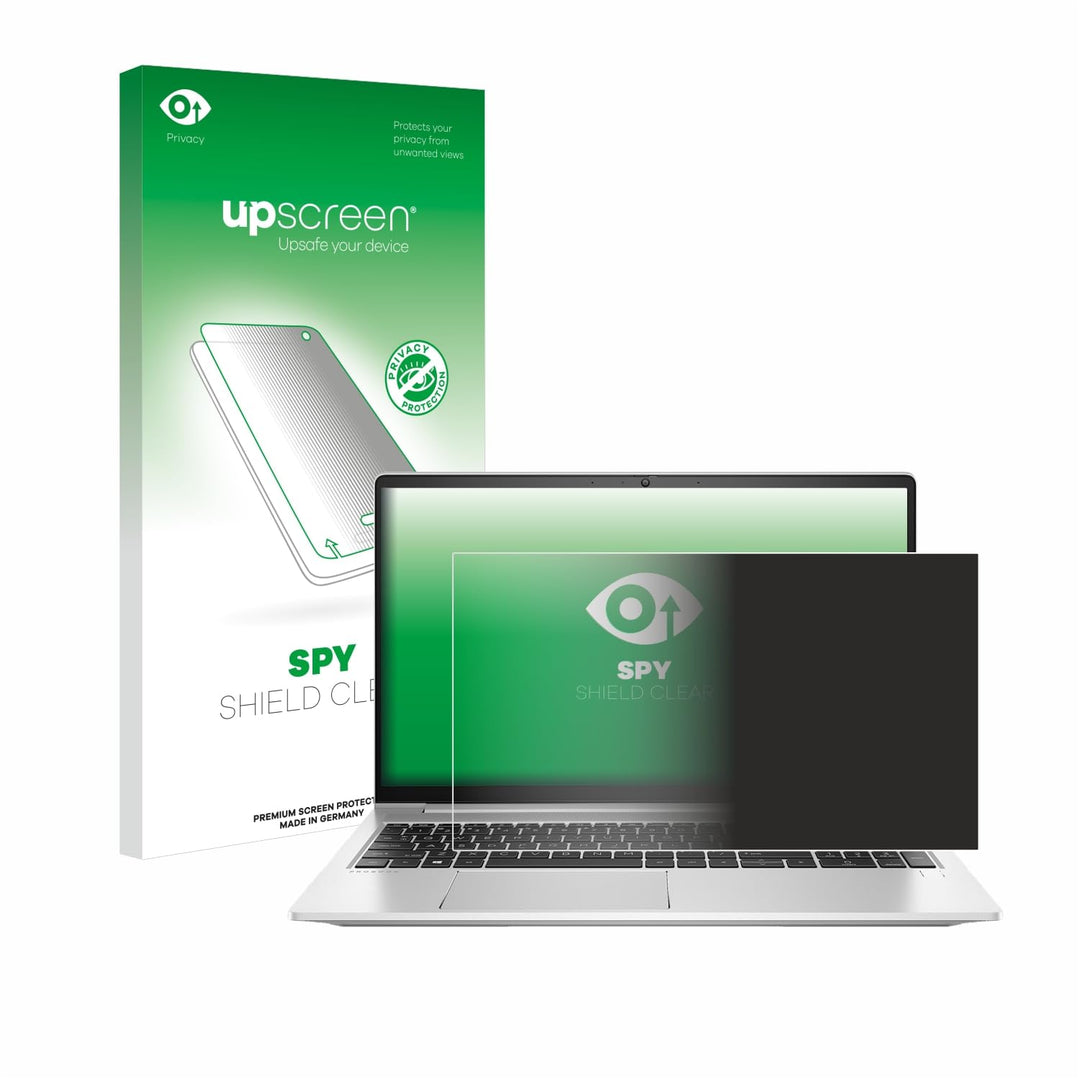 upscreen Anti-Spy Blickschutzfolie für HP ProBook 450 G8 Made in Germany, Privacy Screen Displayschu