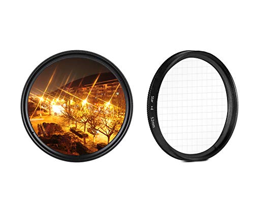 4X Star 52mm Sternfilter dHD DIGITAL Marken Gitterfilter 4 Fach Stern Filter 52 mm