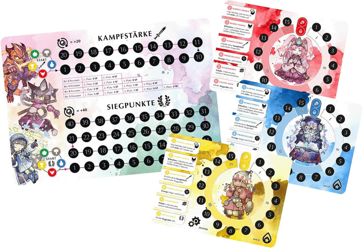HeidelBär Games YRO: Dein Weg zur Gildenlegende - Innovatives Kartenspiel aus Japan - Strategisches