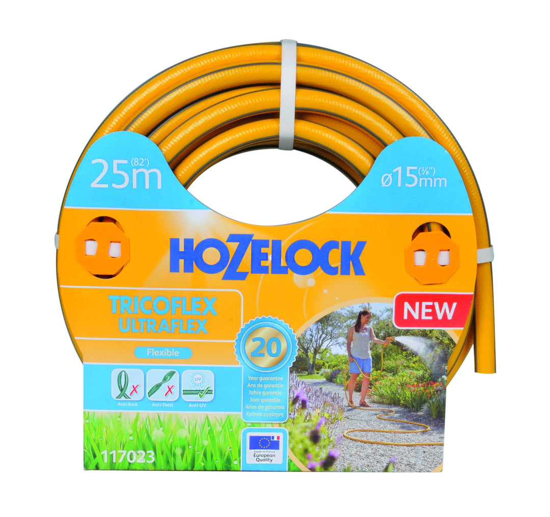 Hozelock 117023 25 m Tricoflex Ultraflex Schlauch (15 mm Durchm.) 15mm diameter, 25 meter Ultraflex,
