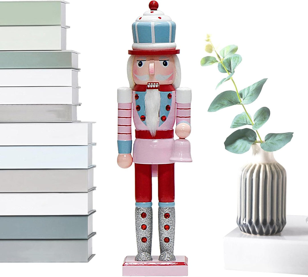 Nussknacker-Ornamente aus Holz, Nussknacker-Ornamente, Nussknacker-Figuren aus Holz, dekorative Weih
