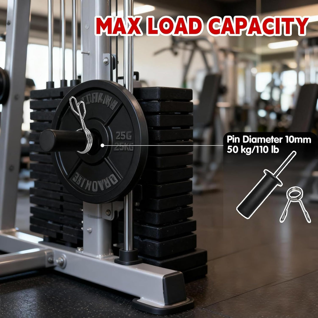 Dropset Pin Gym Gewichtsstapelstift, Tragbarer Ersatz Gym Pin für Zusatzgewicht & Kraftstation, Fitn