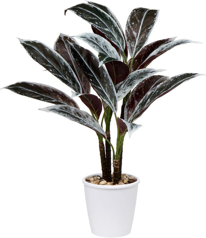Briful 63CM Künstliche Cordyline Fruticosa Kunstpflanze Gross Dekorative Indoor Tropische Pflanzen K