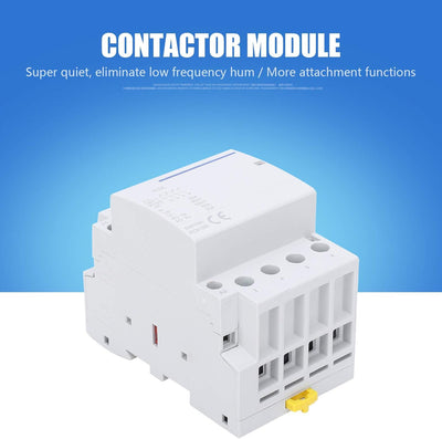 Walfront BCH8‑63 AC/DC-Schützspannung 4NO 63A 400V AC/DC-Haushaltsspannungsschütz Elektronischer mod