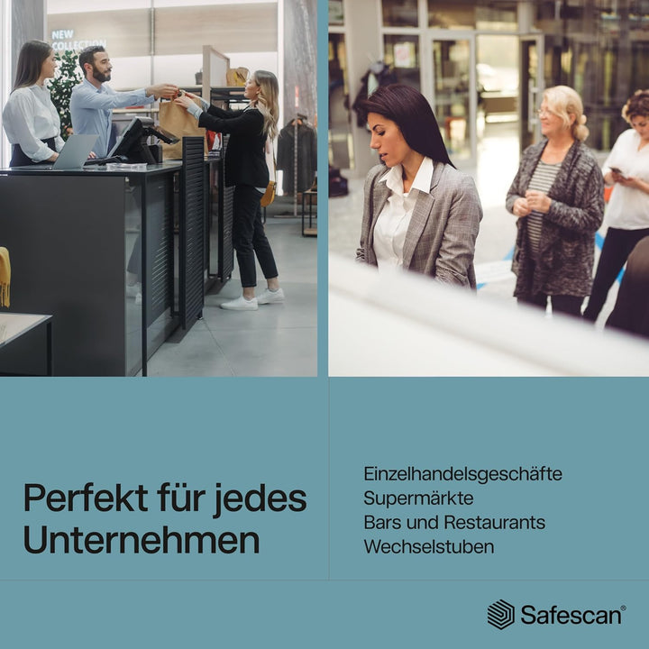 Safescan 2995-SX Geldzählmaschine, Wertzählung und Fitness-Sortierung von gemischten Banknoten - Ban