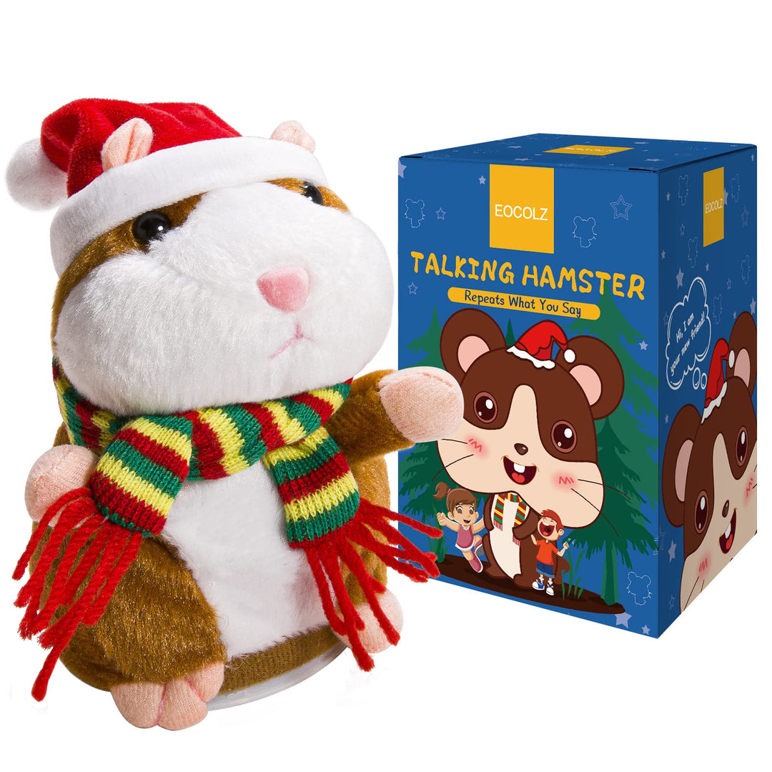 Eocolz Sprechender Hamster wiederholt das, was Sie Sagen Mimicry Haustier Plüsch Buddy Maus interakt