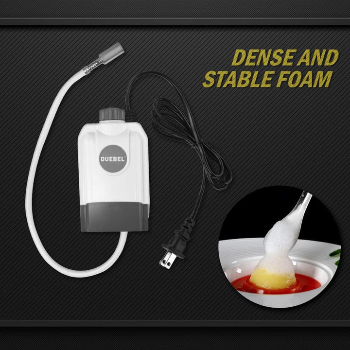 DUEBEL Molekulare Gastronomie Schaum Generator, Stufenlose Geschwindigkeit Regulierung Schaum Erzeug