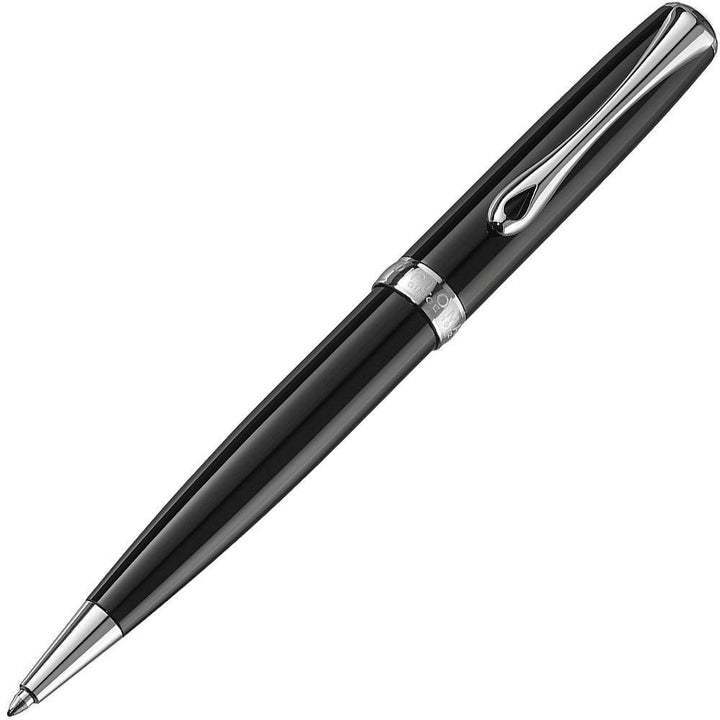 DIPLOMAT - Kugelschreiber Excellence A2 Lapis schwarz matt Chrom easyFlow - Schick und elegant - Lan