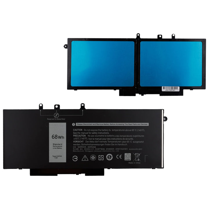 E-yiiviil Ersatzakku GJKNX GD1JP Kompatibel mit Dell Latitude 5480 5580 5490 5590 E5280 E5480 Batter