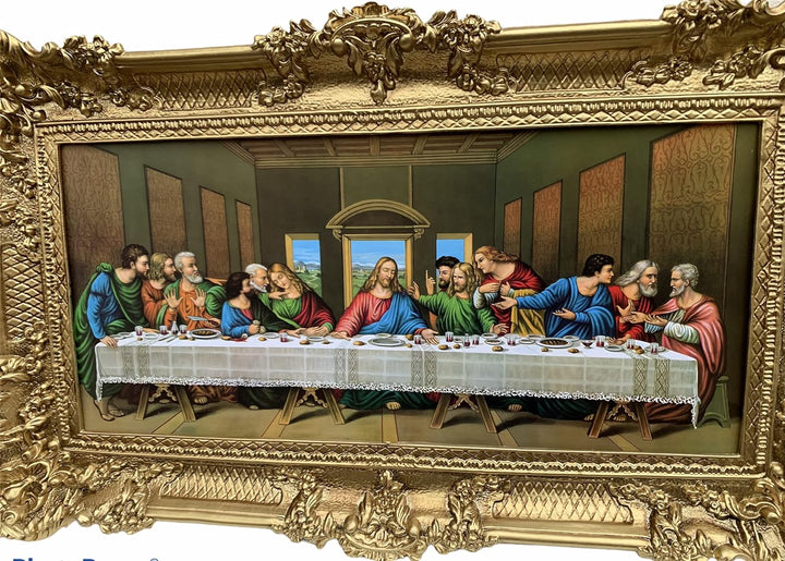 Das Letzte Abendmahl von Leonardo Da Vinci Jesus Christus 96x57 Jesus Christus Religiöses Wandbild A