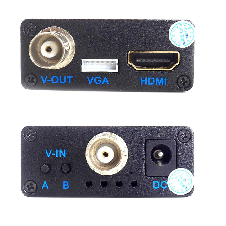 POMIACAM BNC zu HDMI Video-Signalkonverter, 4-in-1 Composite CVBS AHD TVI CVI zu HDMI Video-Konverte