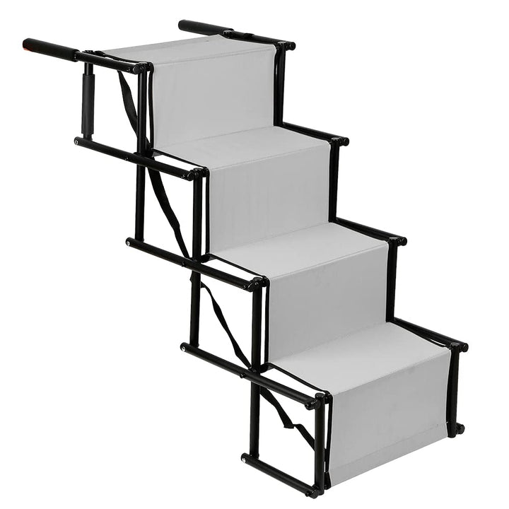 Hunderampe, Hunderampe Auto Klappbar, Hund Auto Rampe, Hundetreppe, Maximale Belastung 75 kg, Einste
