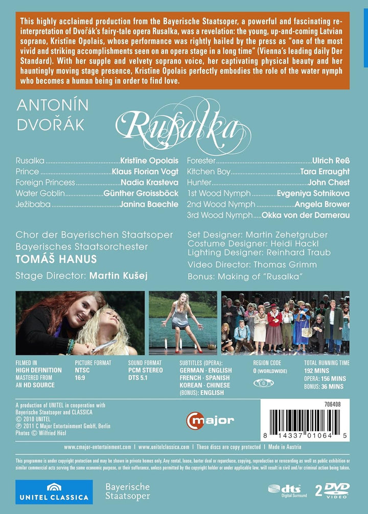Dvorak: Rusalka - Tomas Hanus, DVD