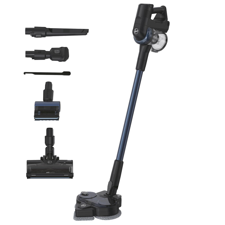 Hoover Akku-Stabstaubsauger mit Hydro-Moppaufsatz, hohe Saugkraft, Anti-Twist gegen verhedderte Haar