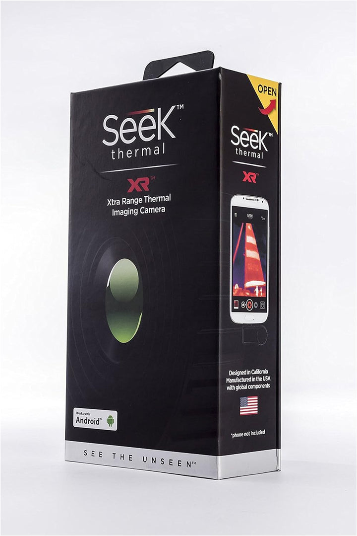 Seek Thermal Compact XR - Preiswerte Wärmebildkamera mit Erweiterter Sichtweite, Micro-USB Anschluss