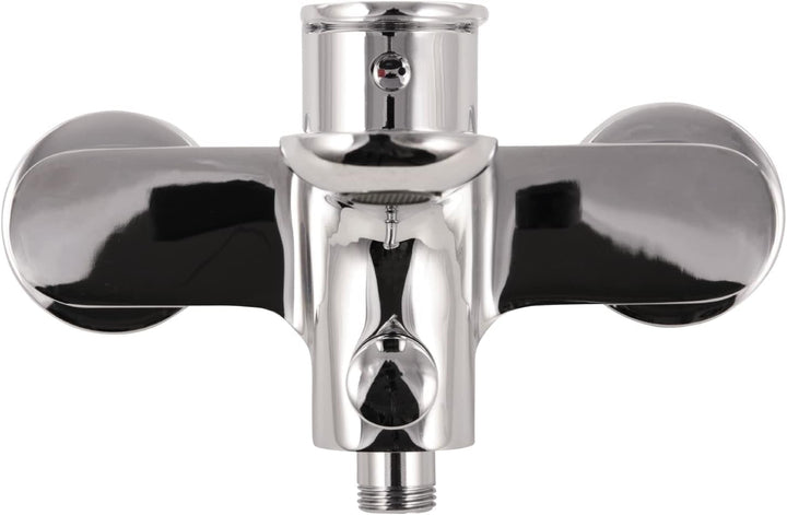 AquaSu 2 78576 1 Einhandmischer Molera für Wanne | Chrom | Wasserhahn | Einhebelmischer | Badewannen