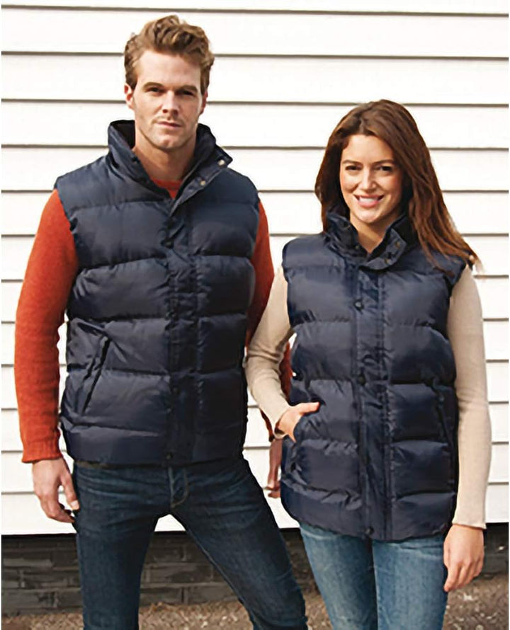 Result Core Nova Lux Herren Winterweste / Steppweste, wasserabweisend, winddicht S,Schwarz