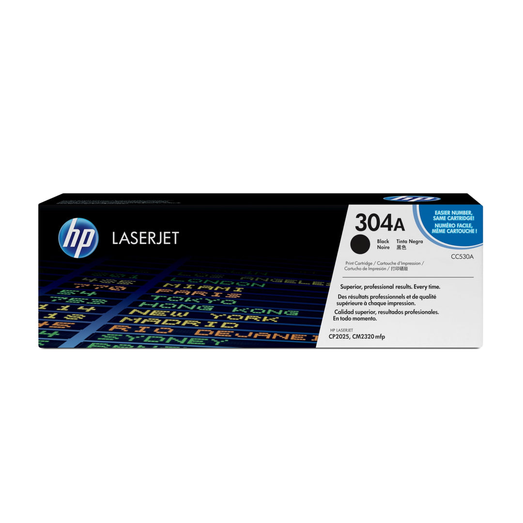 HP 304A (CC530A) Schwarz Original Toner für HP Color LaserJet CP2025, CM2320 Standard schwarz