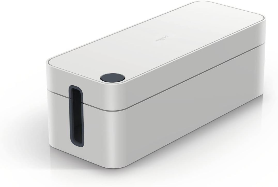 Durable Kabelbox Cavoline Box L (für 5-fach Steckdosenleiste, mit Gummifüssen, 406 x 139 x 156 mm (B