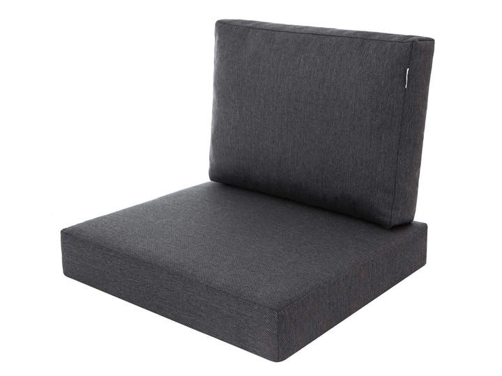 PillowPrim Kissen Set für Rattan/Korbsessel, Rückenlehne Sitz, Sitzkissen Outdoor Sitzpolster Garten