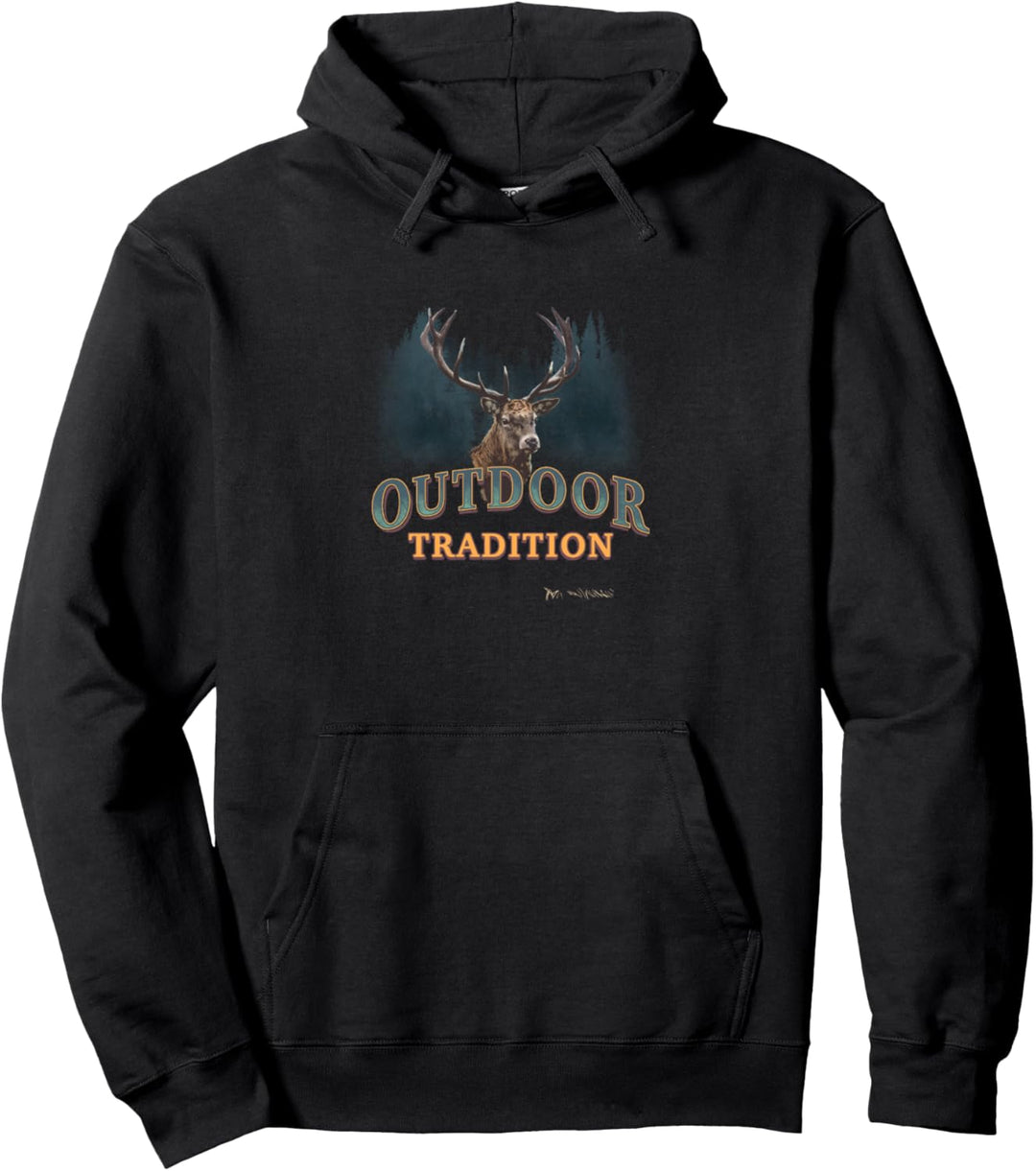 Trendy Deer Outdoor Tradition Pullover Hoodie
