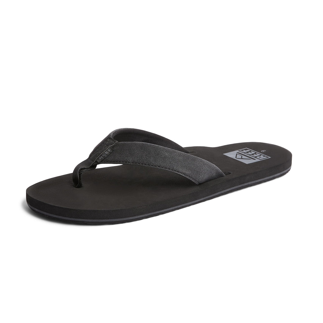 Reef Herren Fanning Zehentrenner 37.5 EU Schwarz, 37.5 EU Schwarz