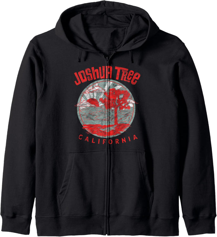 Joshua Tree National Park California Retro Style Vintage Kapuzenjacke