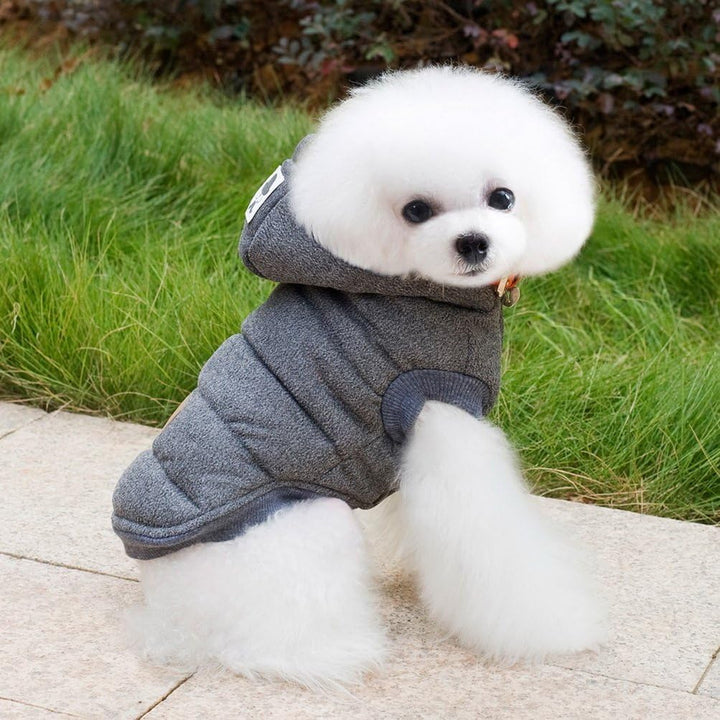 Zunea Hunde Wintermantel für Kleine Hunde Weich Fleece Winterjacken Kapuzenpullis Winddicht Welpenma
