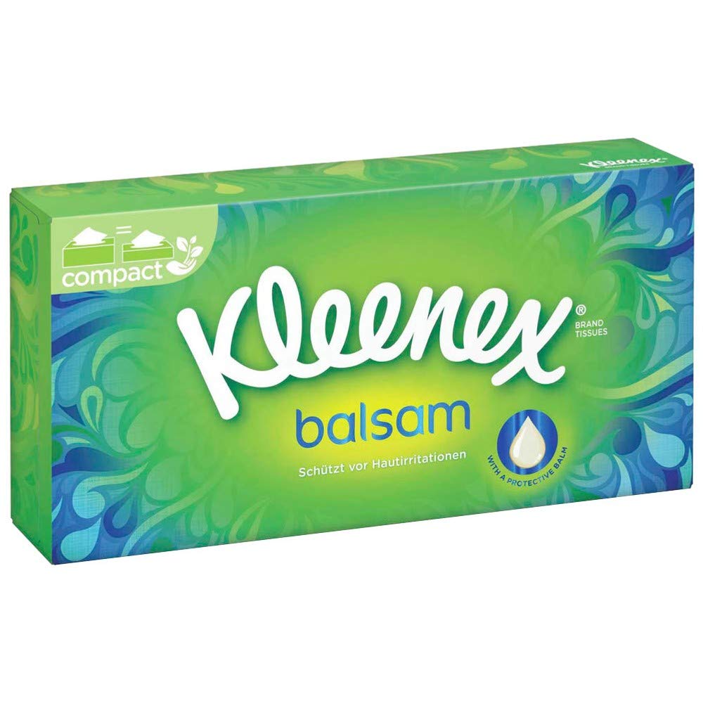Kleenex Balsam Taschentücher Box 4-lagig (4 x 60 Stück)