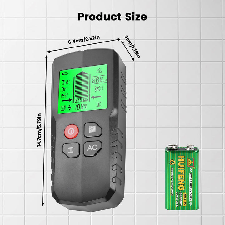 Leitungssucher Ortungsgerät, 5 in 1 Multifunktions Wand Scanner Detektor Stud Finder, Leitungssuchge
