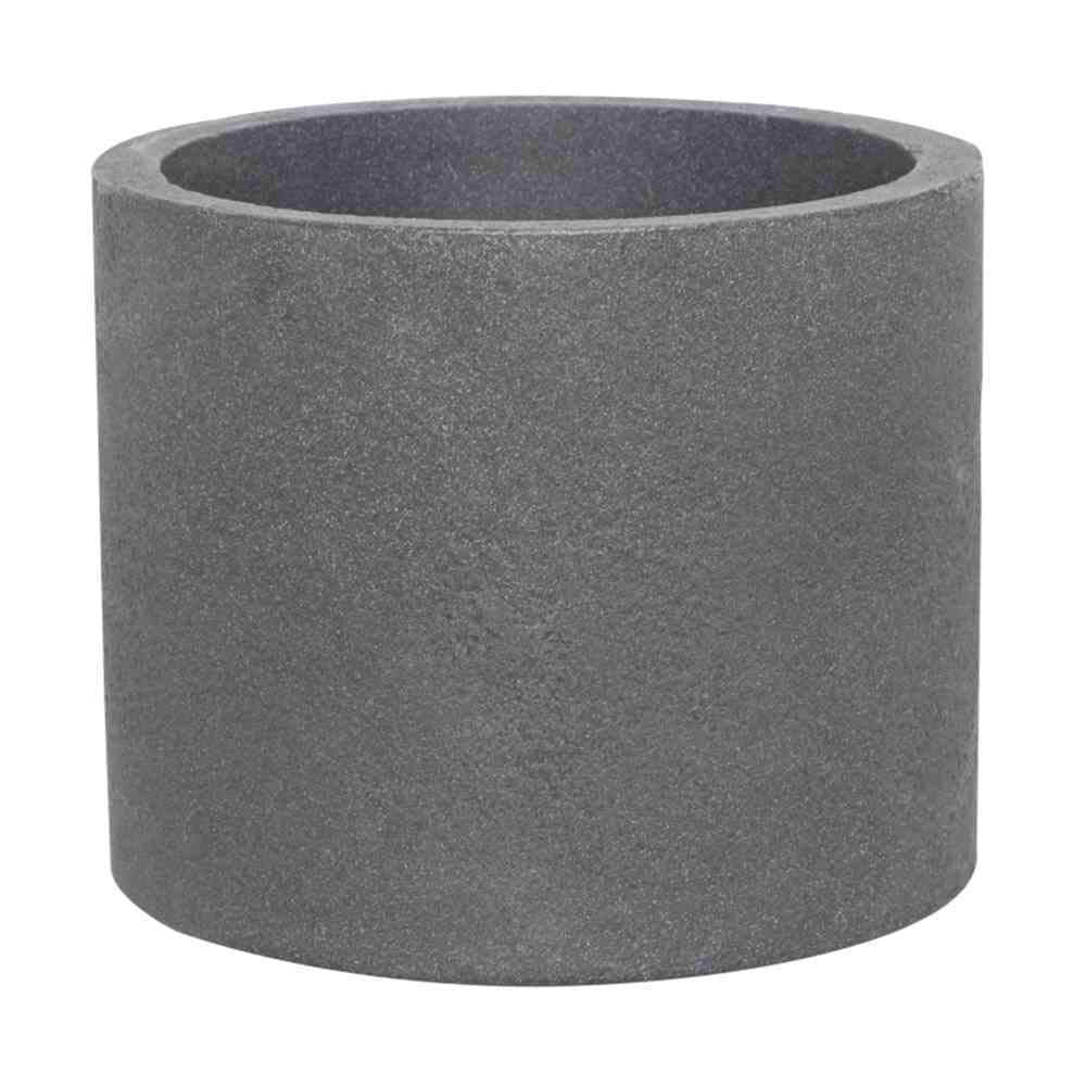 Siena Garden Pflanzkübel Leeds schwarz-Granit Ø 40x33 cm Betonoptik