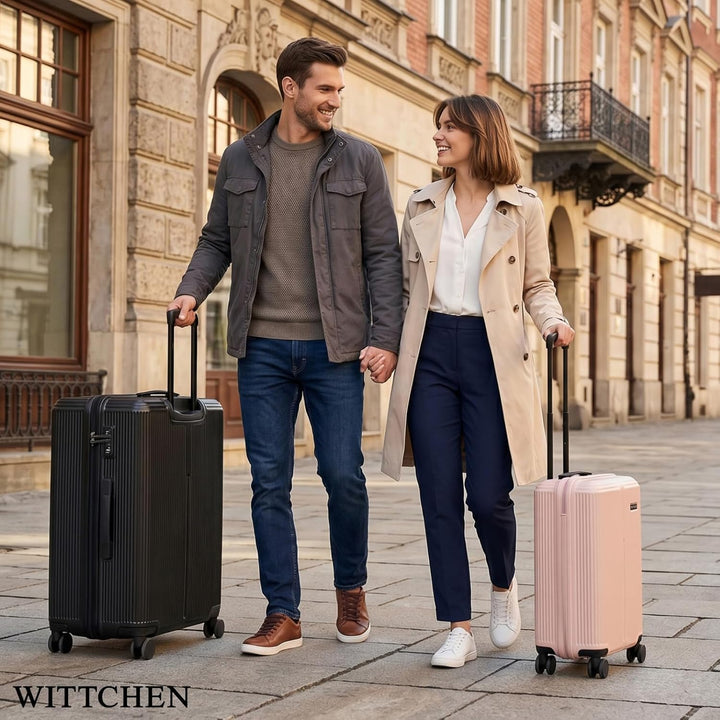 WITTCHEN Stripes Line Mittelgrosser Koffer 67,5 x 45 x 27 cm (L) | Hartschale Reisekoffer ABS, 65 l,