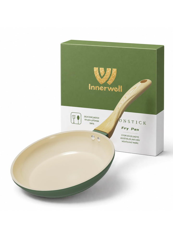 Innerwell Antihaft Bratpfanne 20 cm,Pfanne Induktion mit Keramik Antihaftbeschichtung in Profiqualit