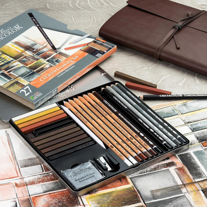 Cretacolor 400 31 - Skizzierset 27 Stück (1er Pack)