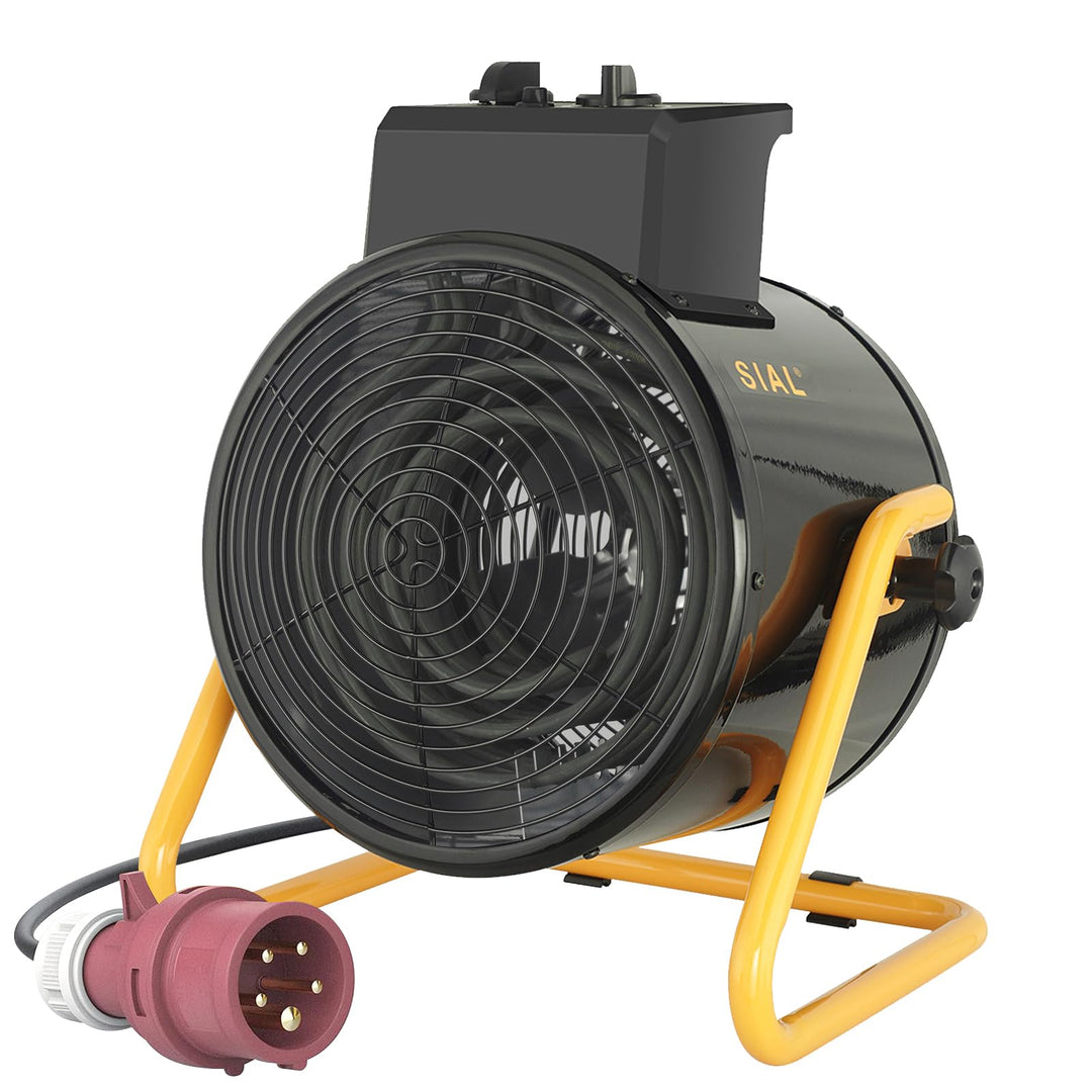 SIAL Industriell Heizlüfter 5000W - Elektrische Heizung - Heizstrahler Bauheizer - Heizgebläse Für G