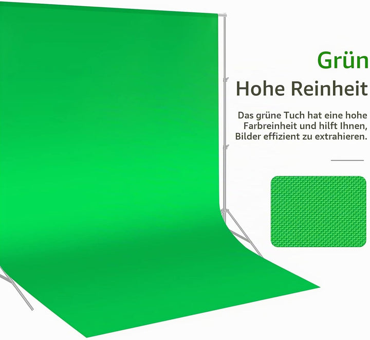 Neewer 3 x 3,6M PRO Photo Studio Premium Polyester Faltbarer Hintergrund Hintergrund für Fotografie,
