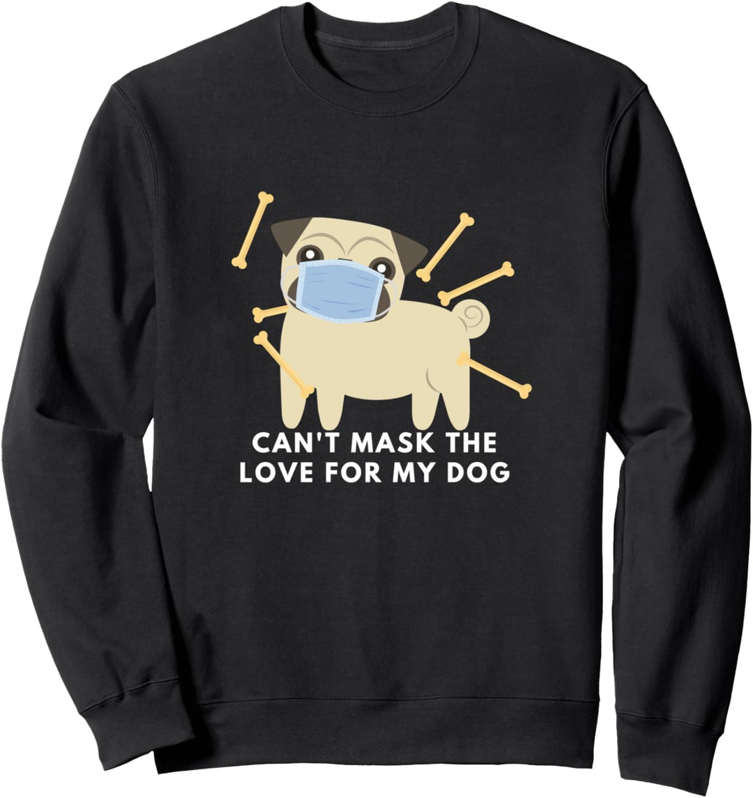 Nette Geschenk-Mädchen können die Liebe für meinen Mops Sweatshirt