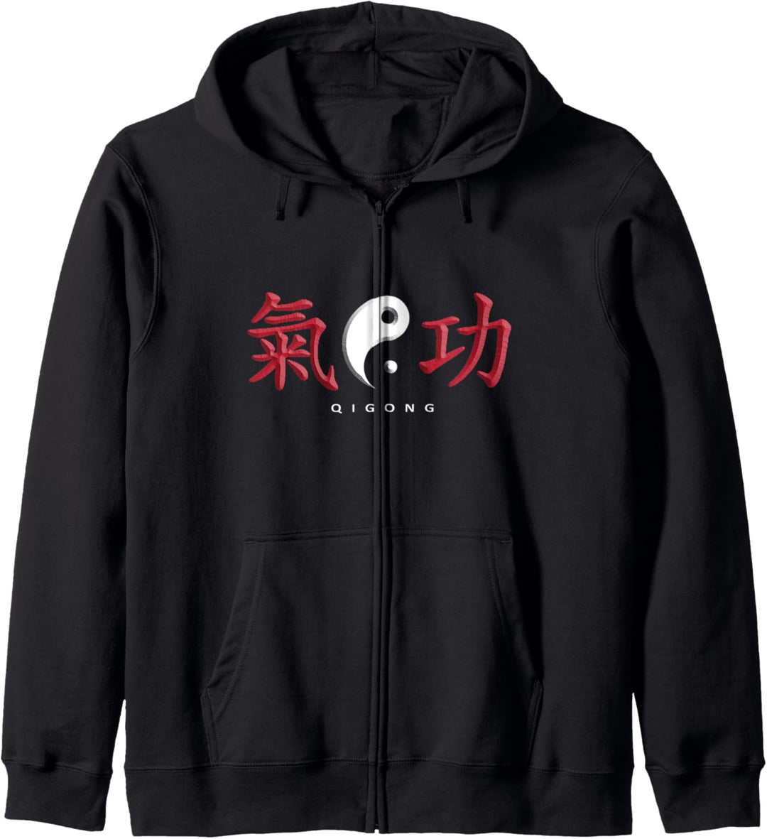 Qi gong - Chinesische Energie meditation qigong yin yang Kapuzenjacke