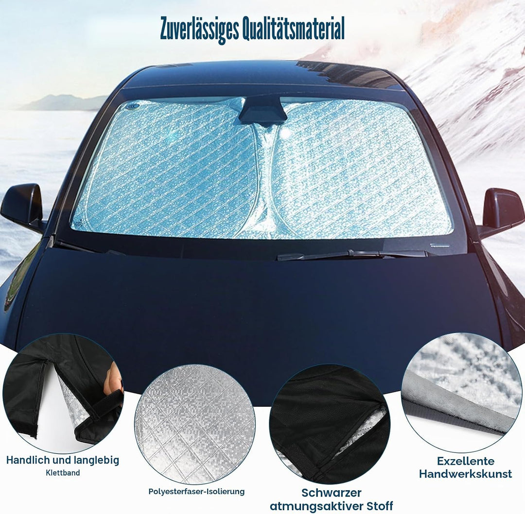 Sonnenschutz Auto Frontscheibe Ersatz für Hyundai i20 2020-2024, UV Schutz Reflektierender Staub Sch