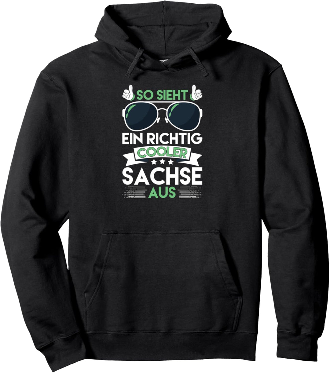 So sieht ein richtig cooler Sachse aus Anhalt Moped Osten Pullover Hoodie