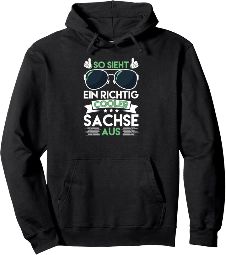 So sieht ein richtig cooler Sachse aus Anhalt Moped Osten Pullover Hoodie