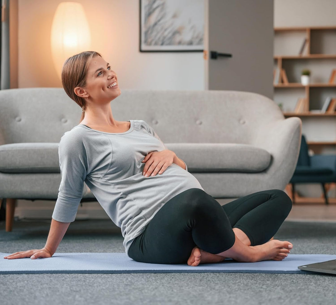 Glamexx24 Gymnastikmatte Fitnessmatte Premium Yogamatte, rutschfest und dick extra Grössen, inkl. Tr