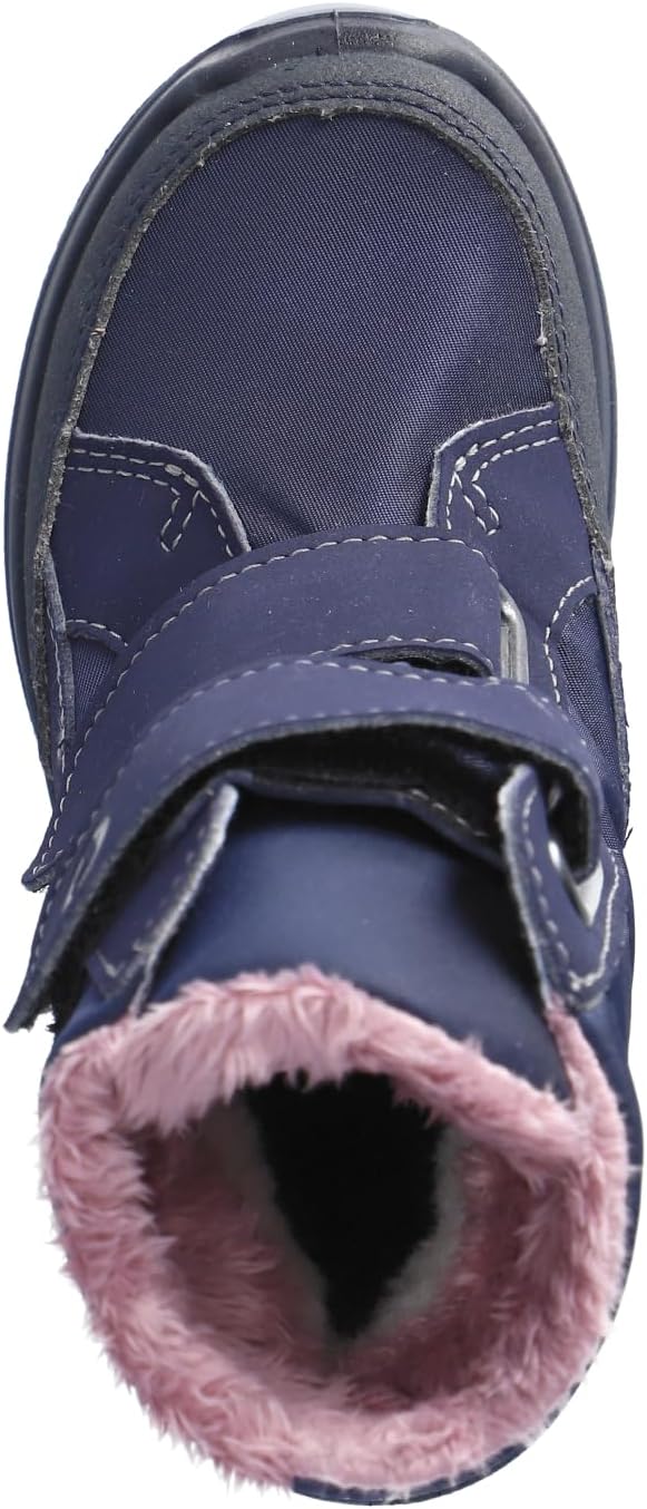 RICOSTA Mädchen Winterstiefel ANNIKA,Kinder Boots,WMS:Mittel,Sympatex,Blinklicht 25 EU Blau 170, 25
