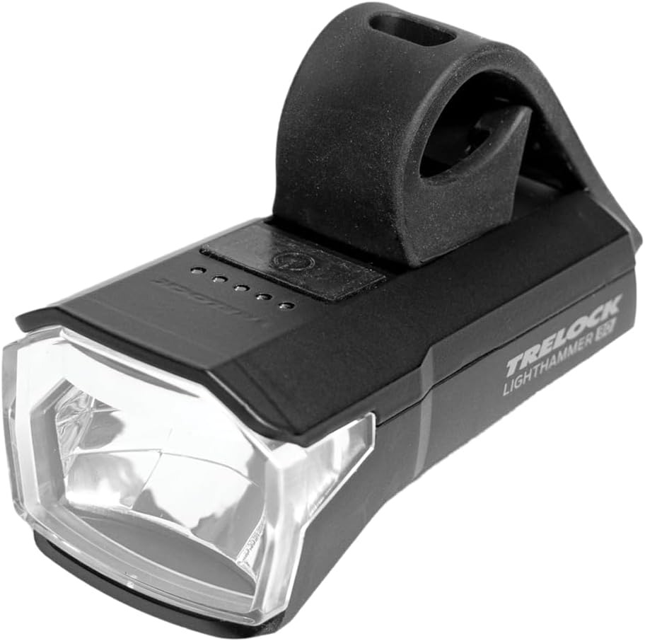 TRELOCK Fahrradlicht LS 480 LIGHTHAMMER 80 Lux, USB Ladefunktion, 100 m Sichtweite, 13 Stunden Leuch