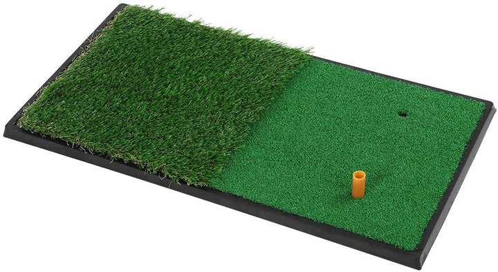 Ejoyous Übungsmatte Trainingsmatte, Golfmatte Abschlagmatte Schlagmatten Grasmatte mit 2 Arten Rasen