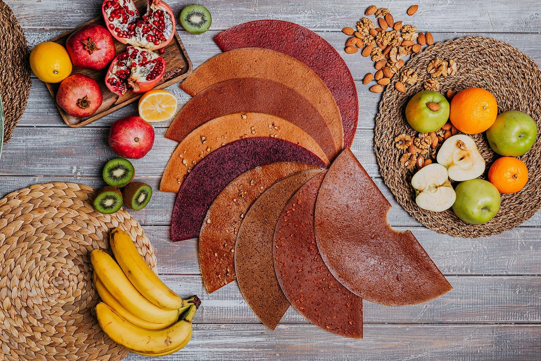 Bright Kitchen 4 Fruchtleder Silikon Dehydrator Blätter mit Kanten - ungiftig für Nesco runde Dehydr
