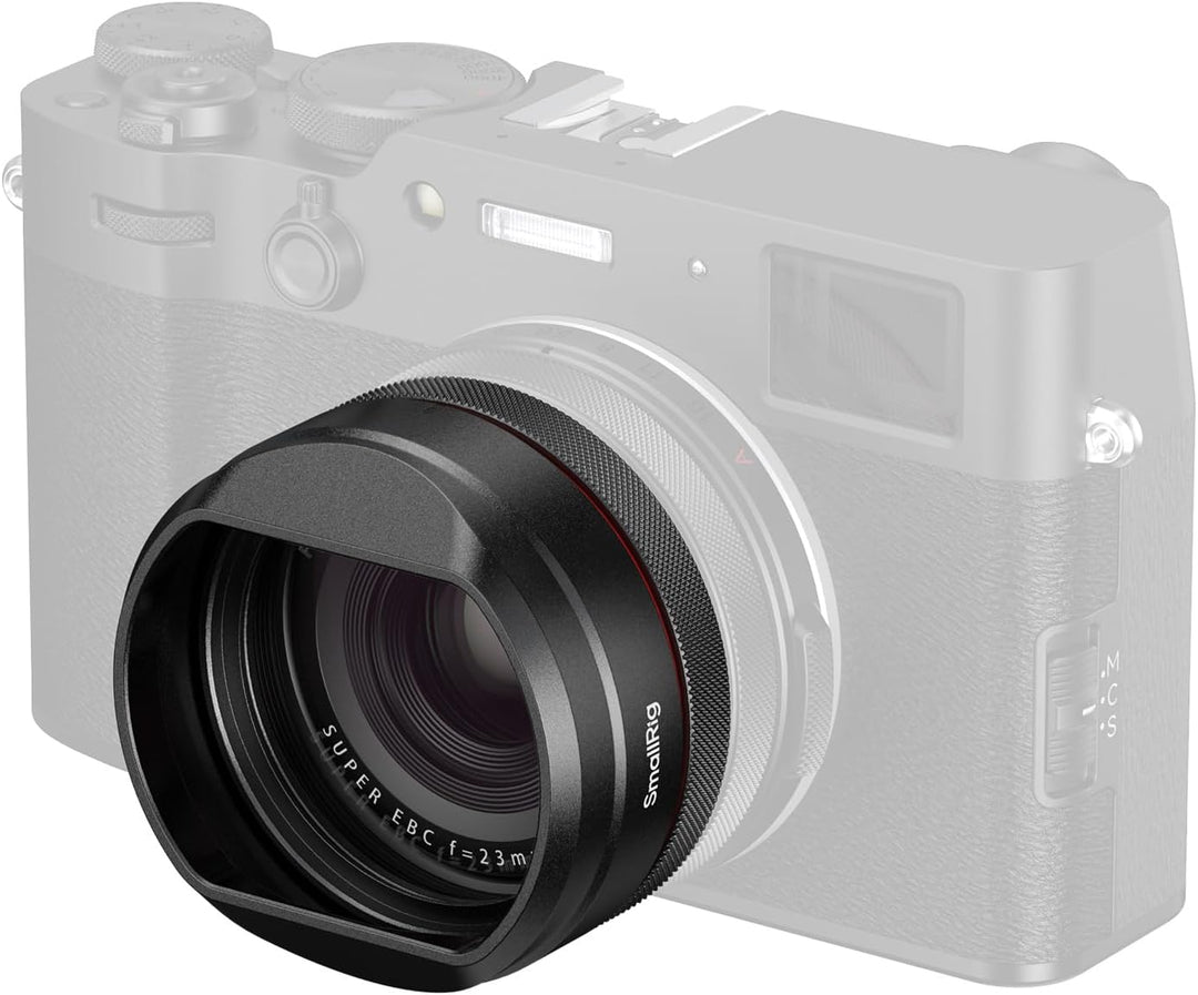SMALLRIG UV-Filter mit Gegenlichtblende für FUJIFILM X100VI / X100V, UV-Filter mit 99% Lichtdurchläs