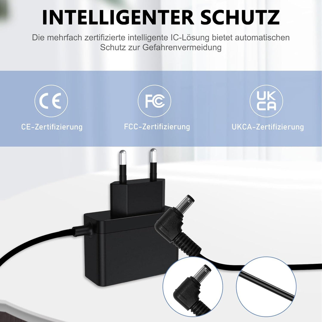 27V Ladegerät Kompatibel mit Levoit LVAC 200 Max/LVAC 300 Max Akku Staubsauger Ladekabel für Levoit